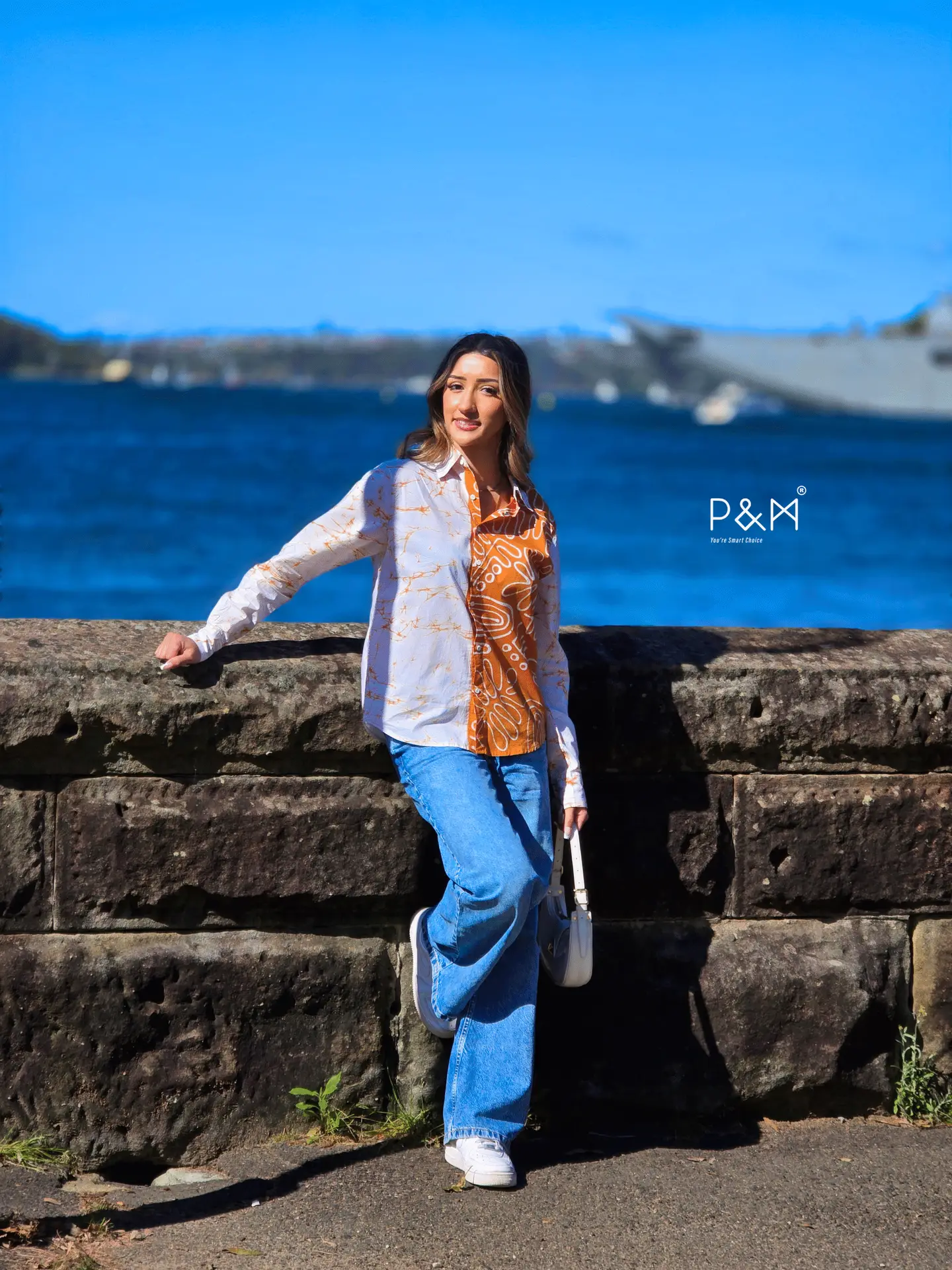 Long Sleeve Stencil Shirt